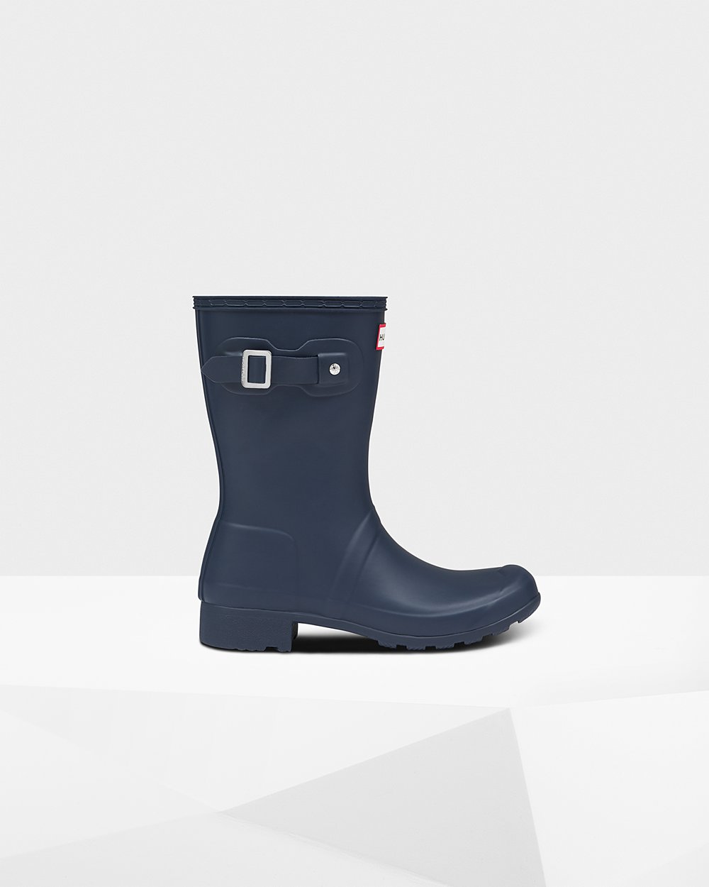 Women Hunter Original Tour Foldable | Short Rain Boots Navy | NZ-59672-OEFR